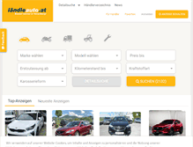Tablet Screenshot of laendleauto.at